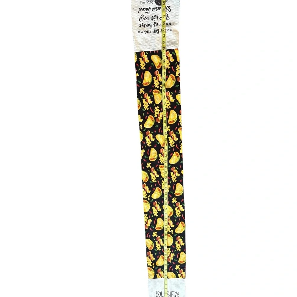 Taco Table Runner 64” Funny Kitchen Decor “Roses Are Red” & “Serve Tacos 24:7”‎
